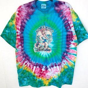 *Tie Dye* Rainbow Vintage Glitter Iron On T Shirt